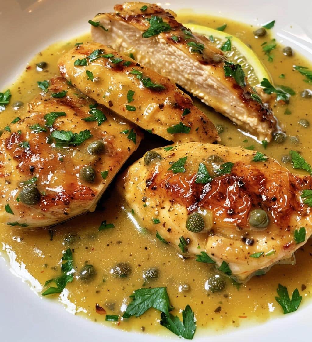 Italian Lemon Chicken Piccata (Light)