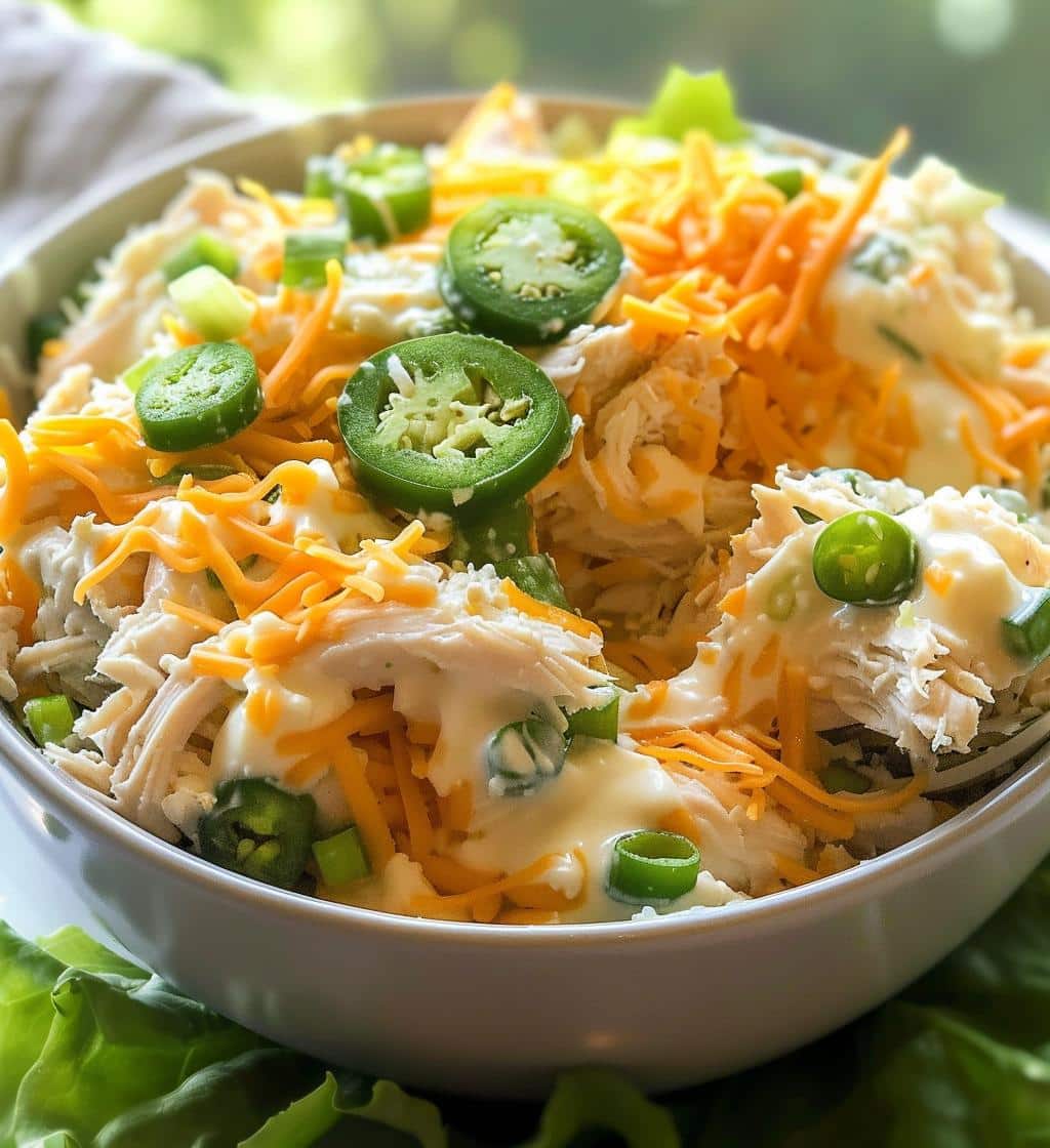 Jalapeno Popper Chicken Salad