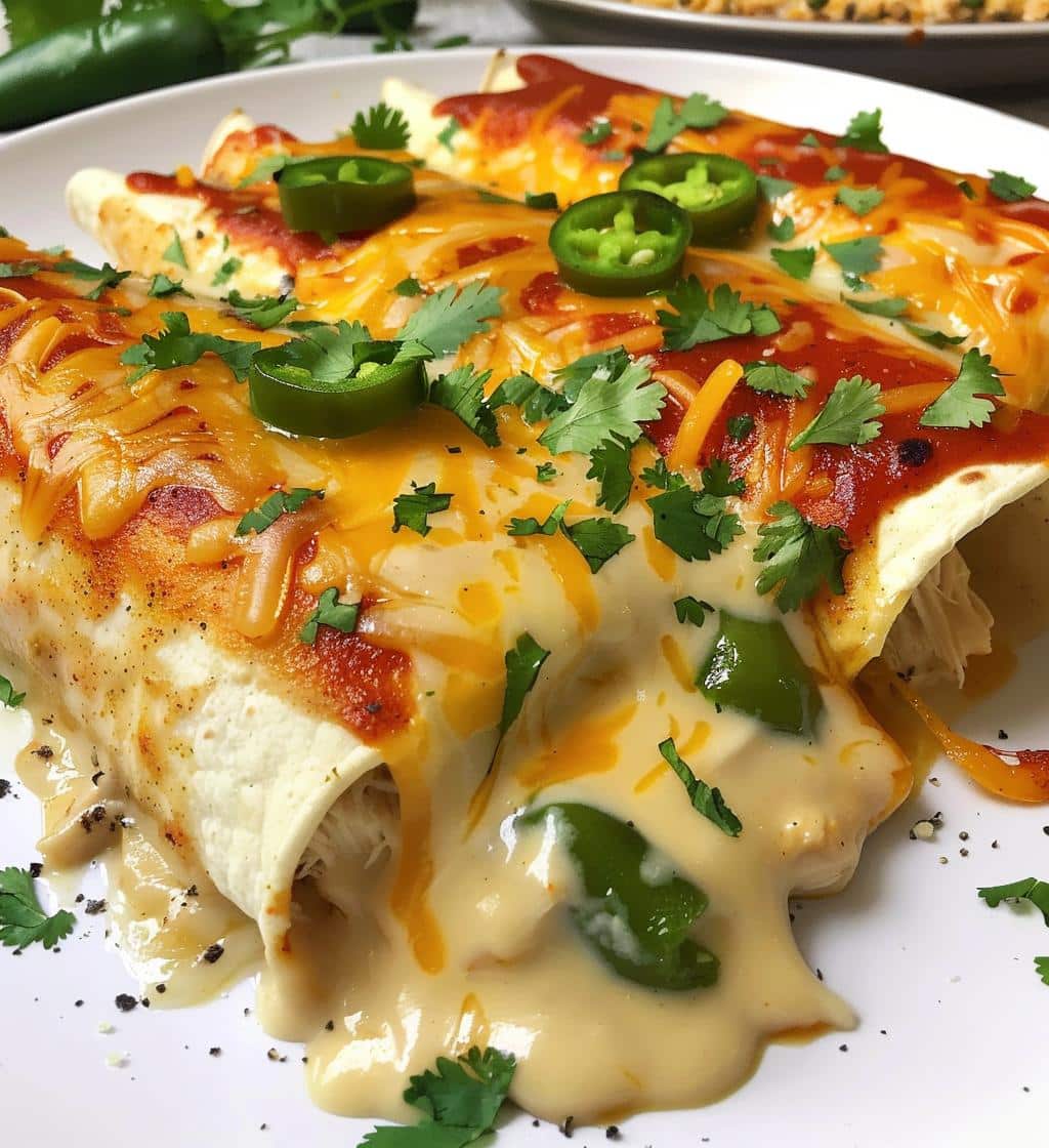 Jalapeño Popper Chicken Enchiladas - detail 1