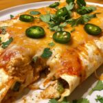 Jalapeño Popper Chicken Enchiladas