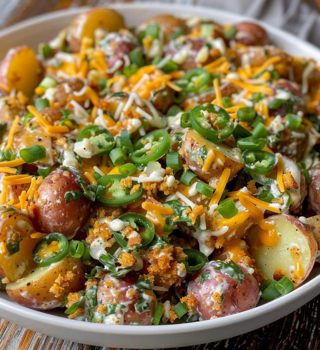 Jalapeño Popper Roasted Potato Salad