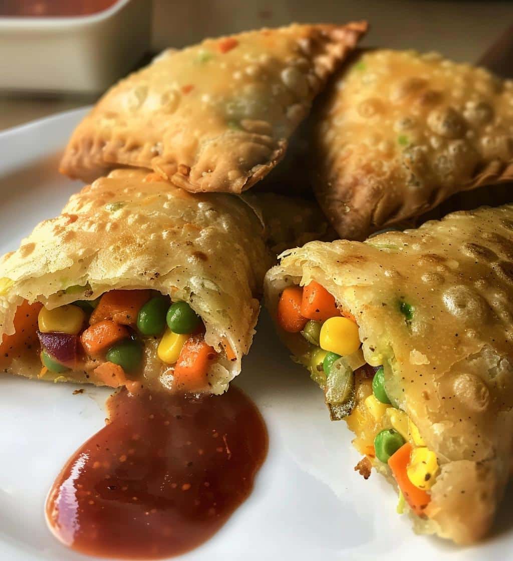 Jamaican Vegetable Patties - detail 1