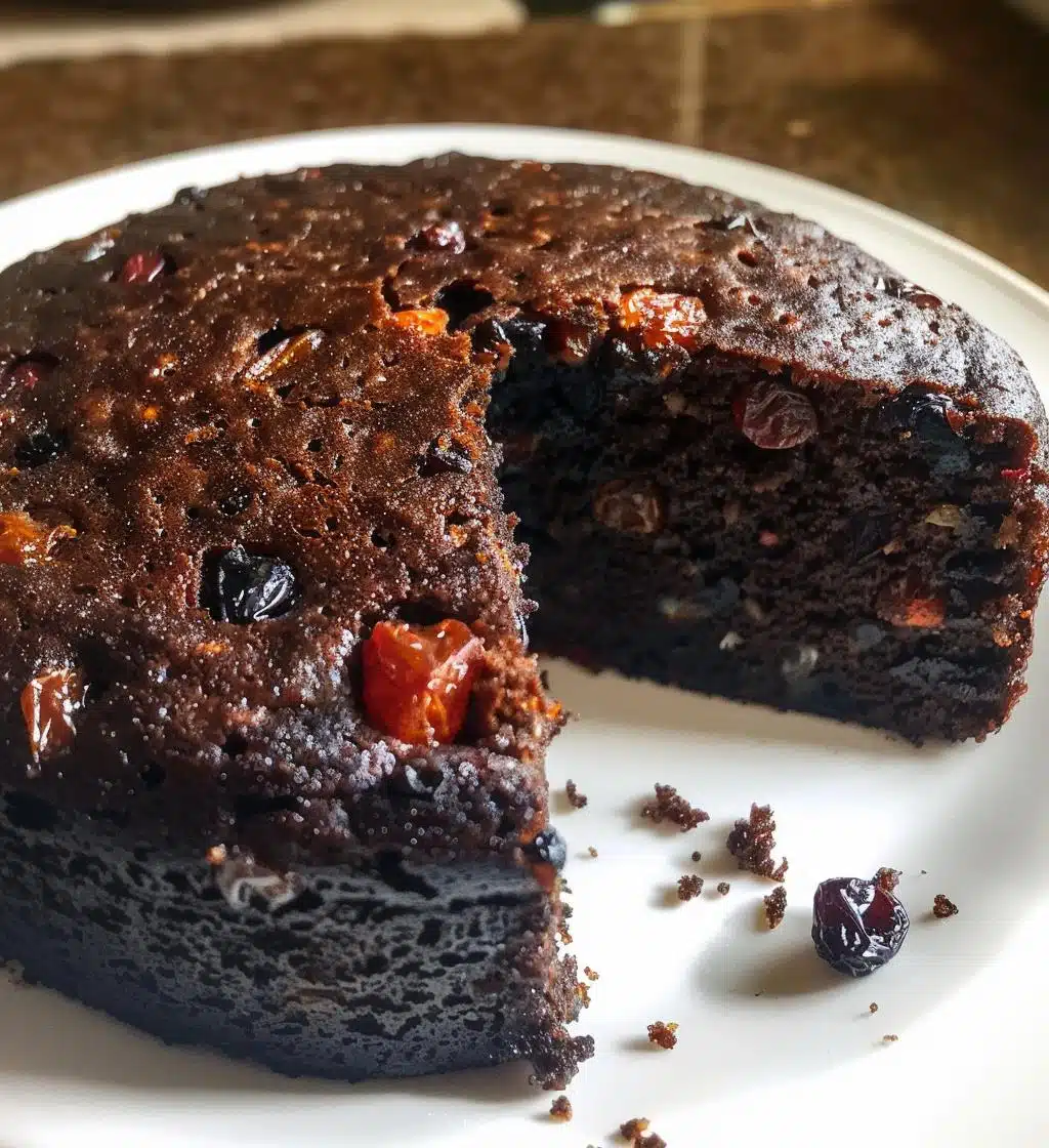 Jamaican black cake - detail 1