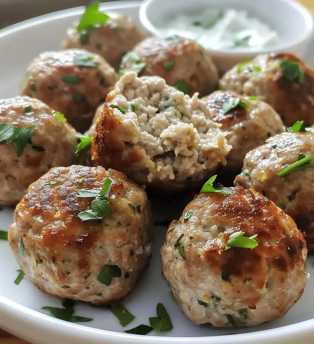 Keto Greek Meatballs - detail 1