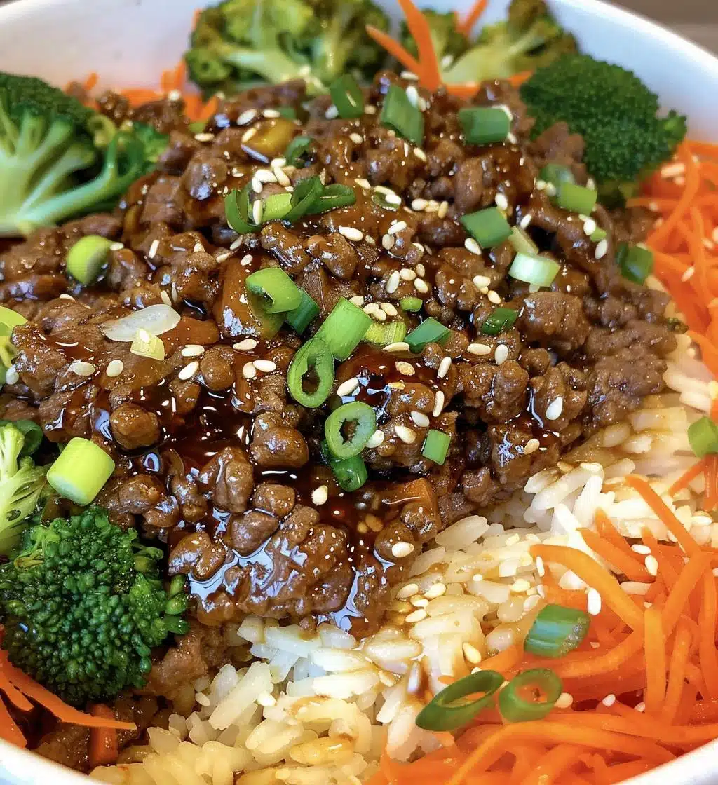 Korean Beef Bowls - detail 1