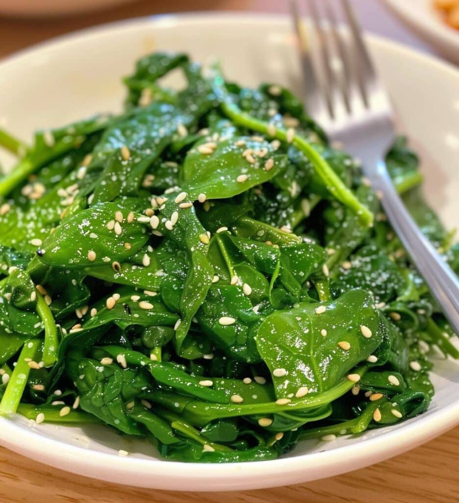 Korean Spinach Salad (Sigeumchi Namul)