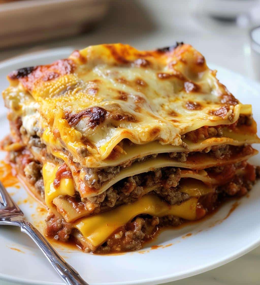 Lasagna Meets Cheeseburger