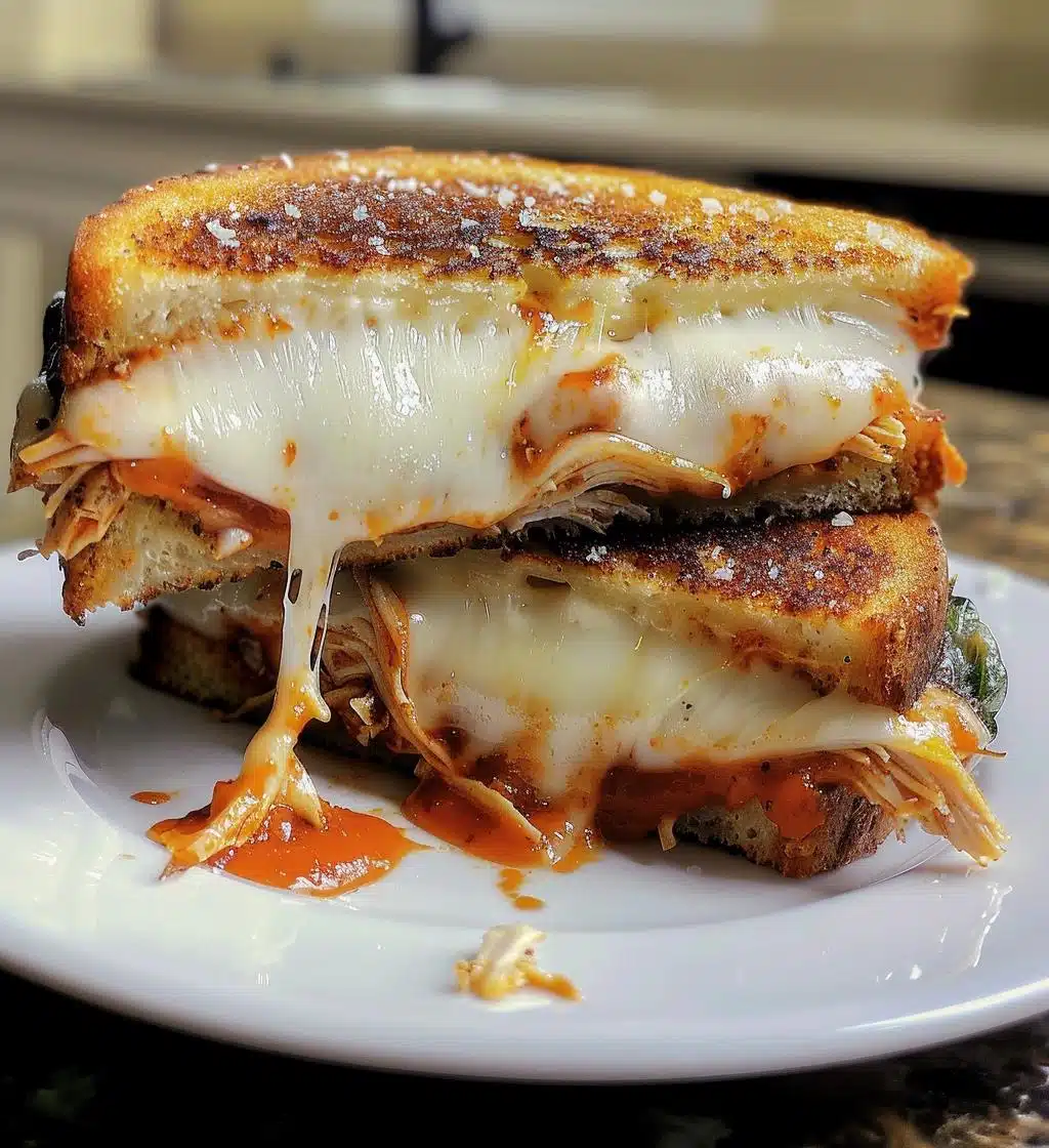Lazy Chicken Parmesan Grilled Cheese A Cheesy, Crispy Delight - detail 1
