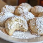 Lemon Cream Snowball Cookies