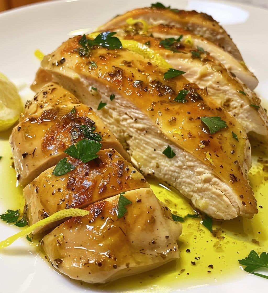 Lemon Garlic Chicken Skillet