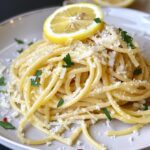 Lemon Garlic Spaghetti