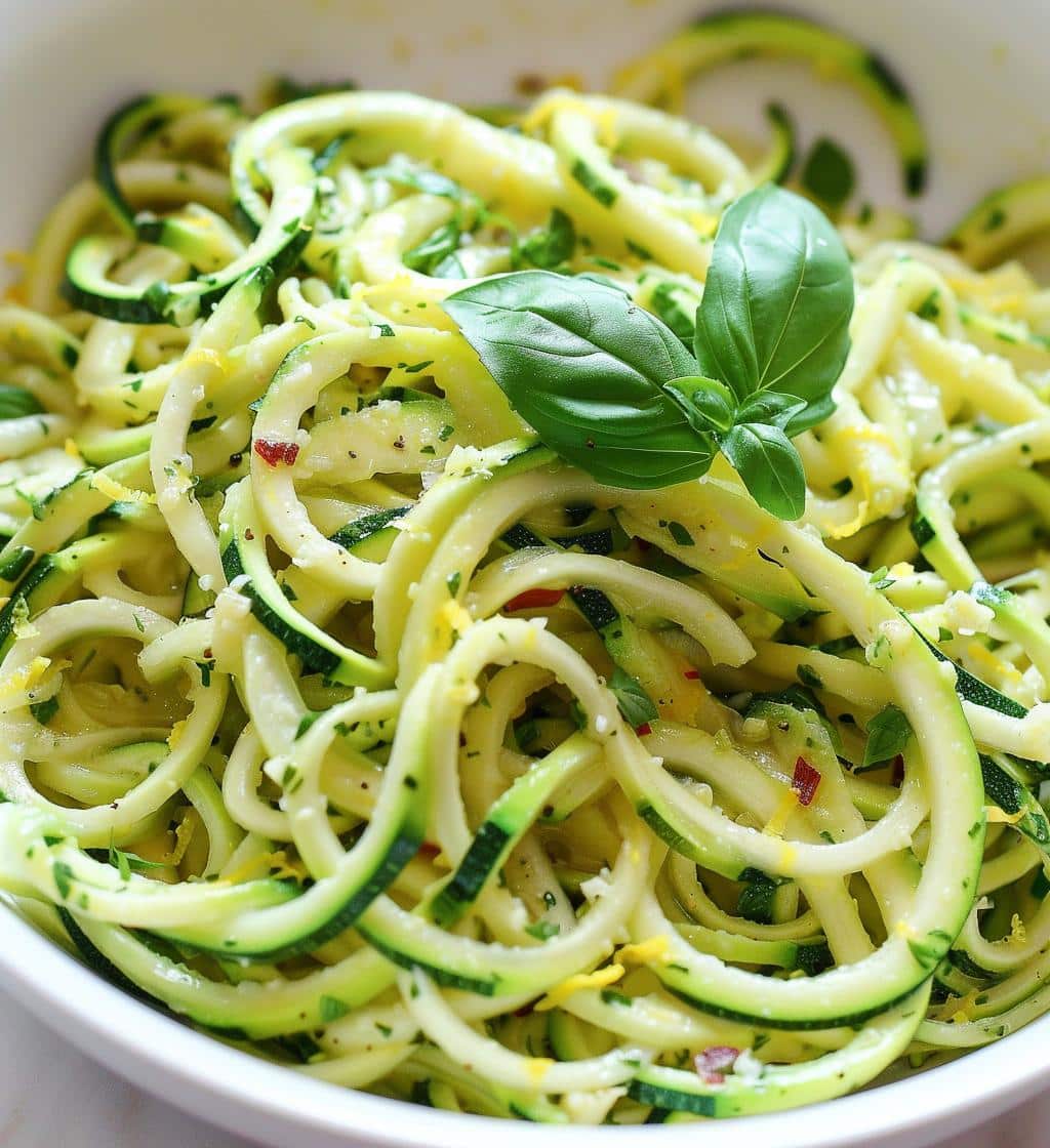 Lemon Zucchini Noodles