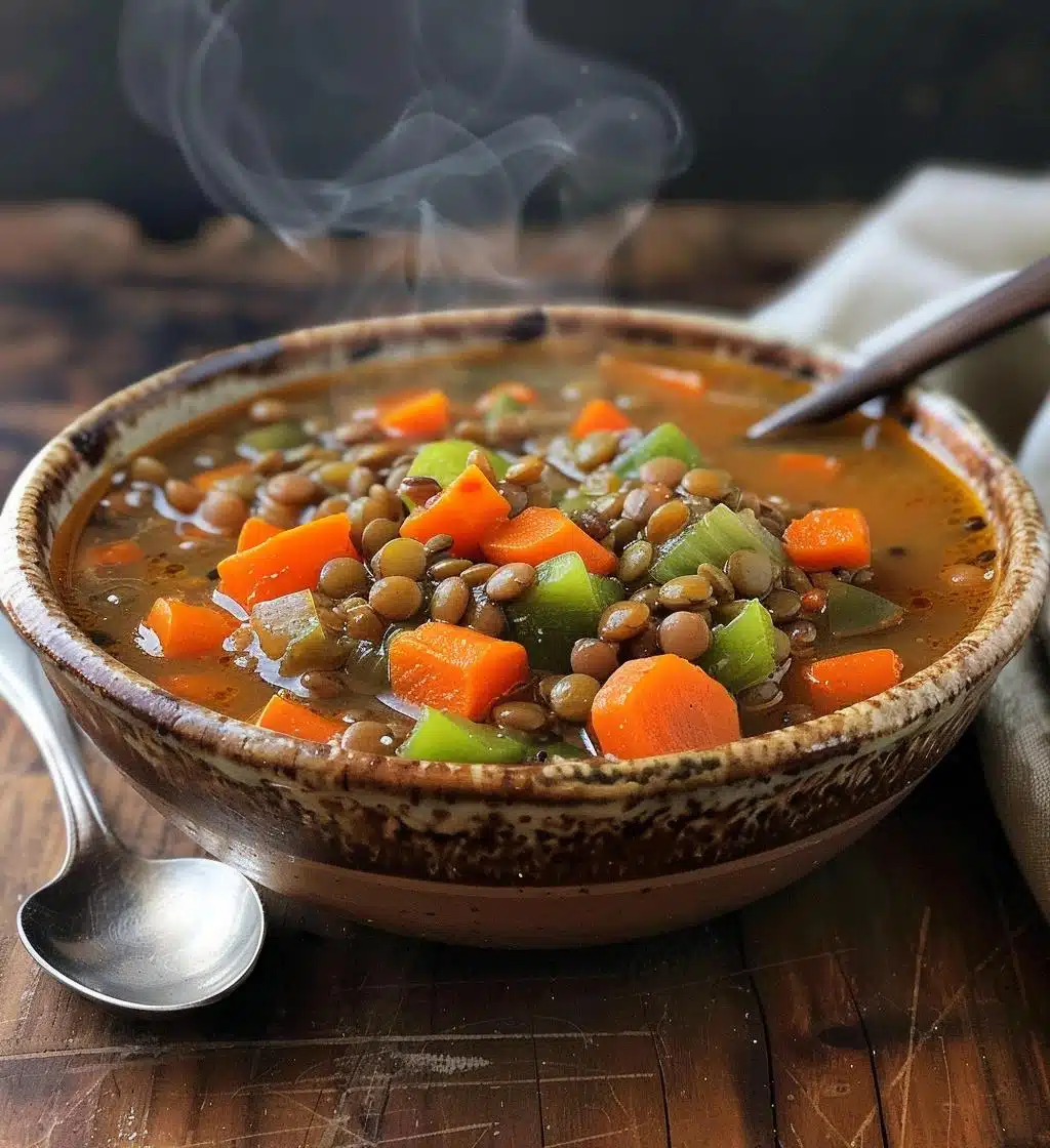 Lentil & Vegetable Stew - detail 1