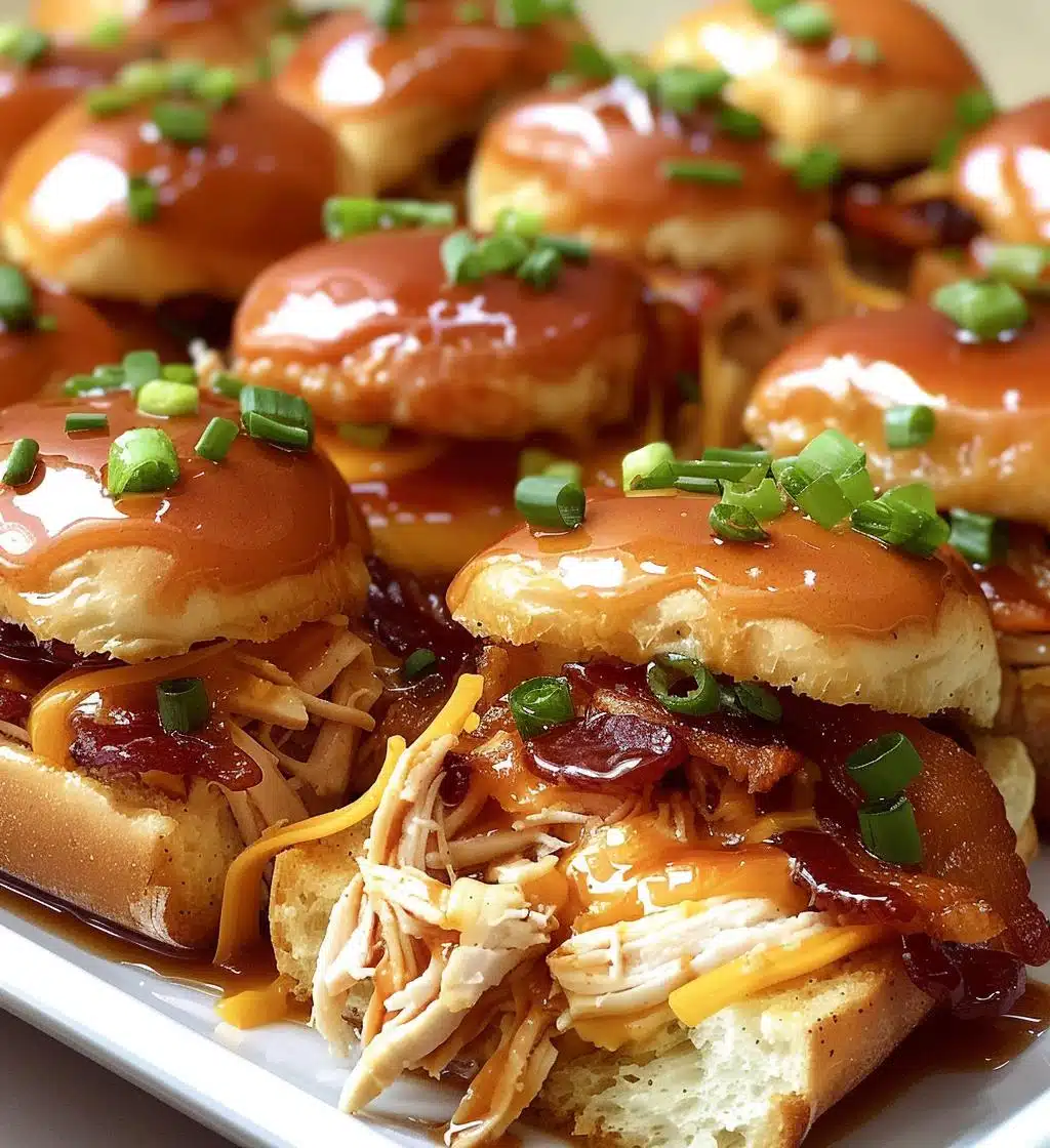 Maple Chicken Bacon Sliders - detail 1