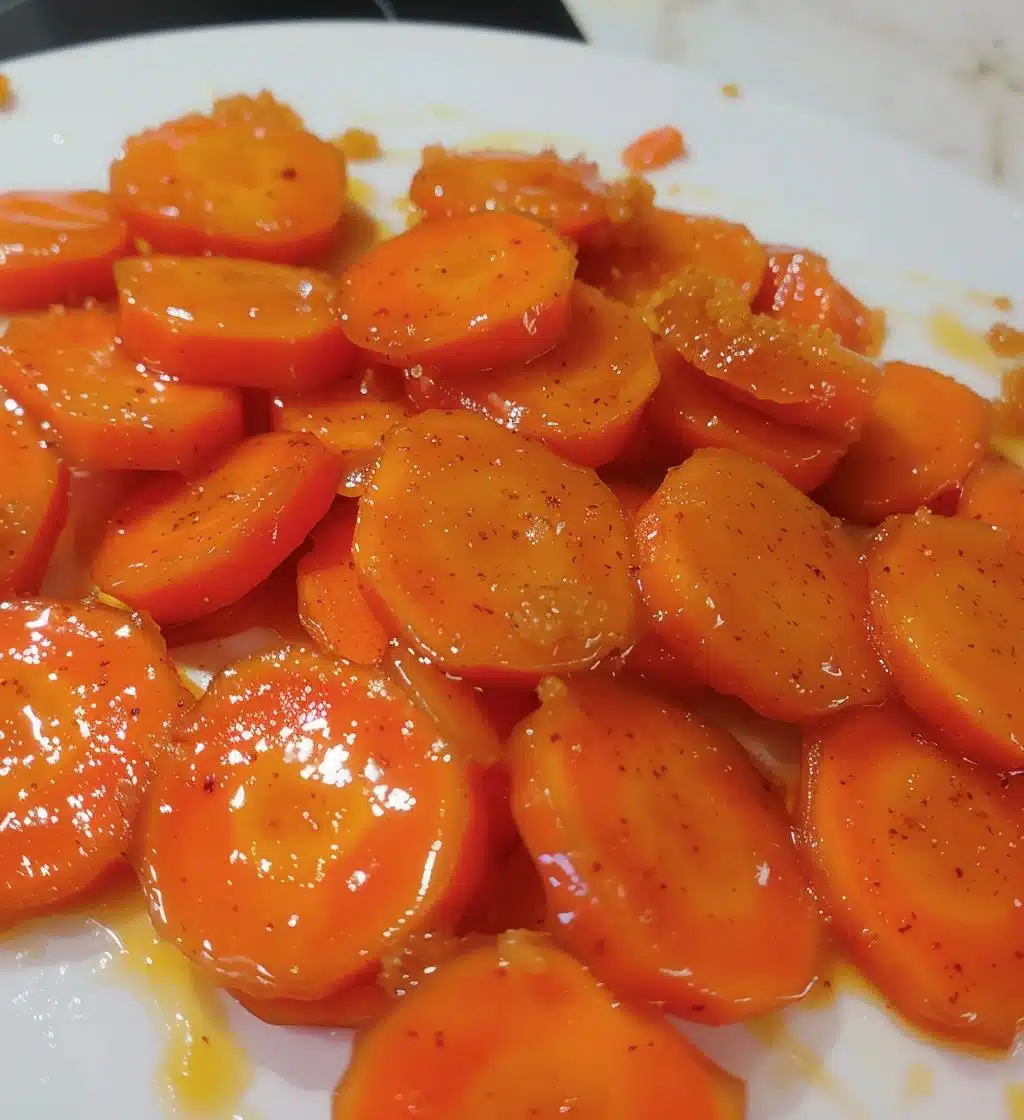 Maple-Free Glazed Carrots - detail 1