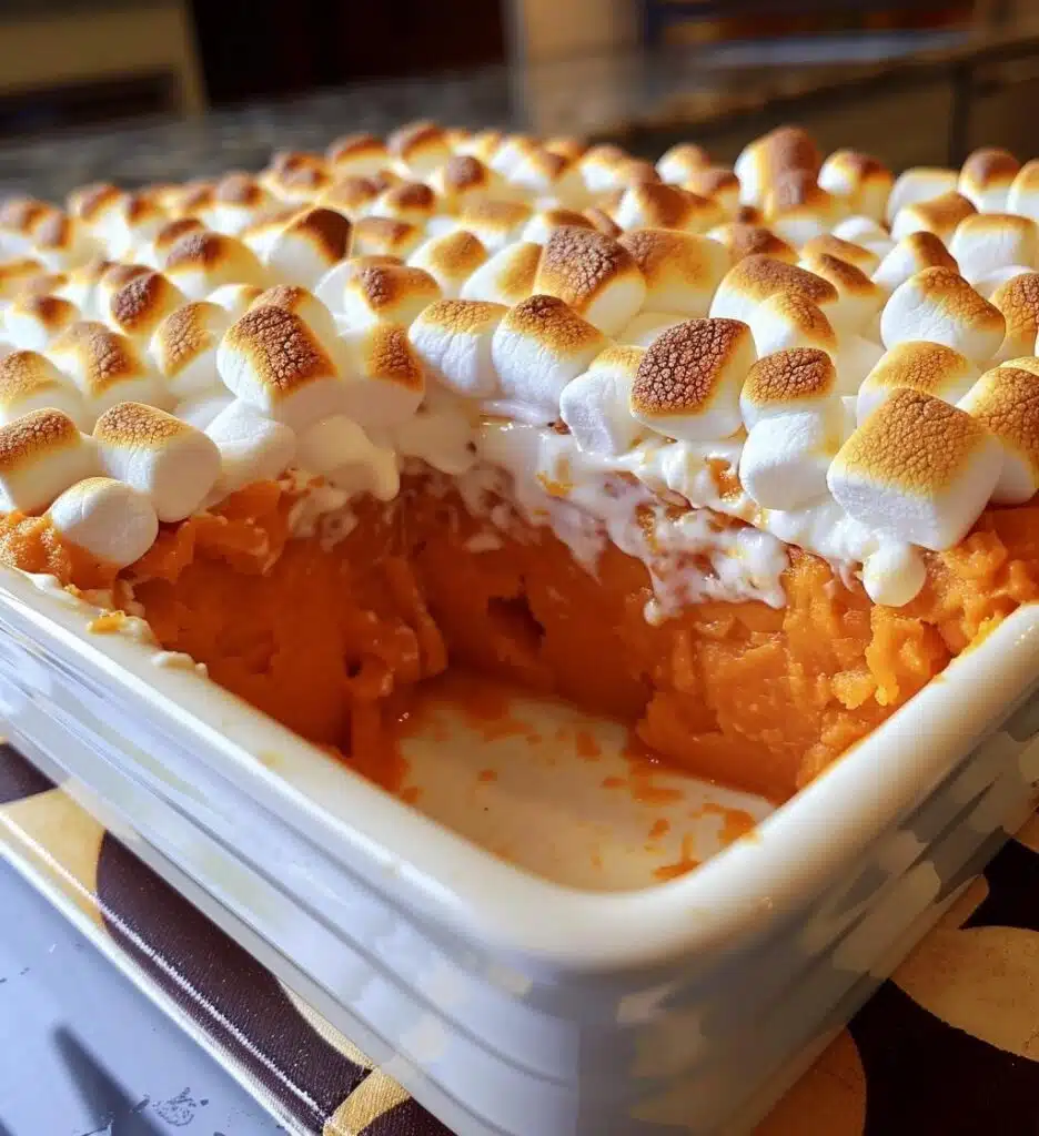 Marshmallow sweet potatoes