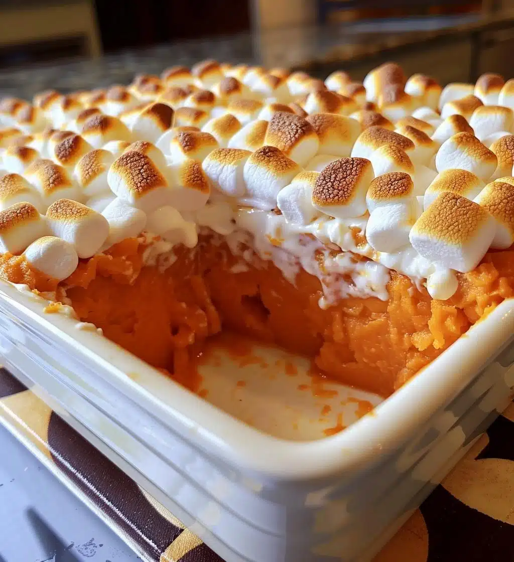Marshmallow sweet potatoes