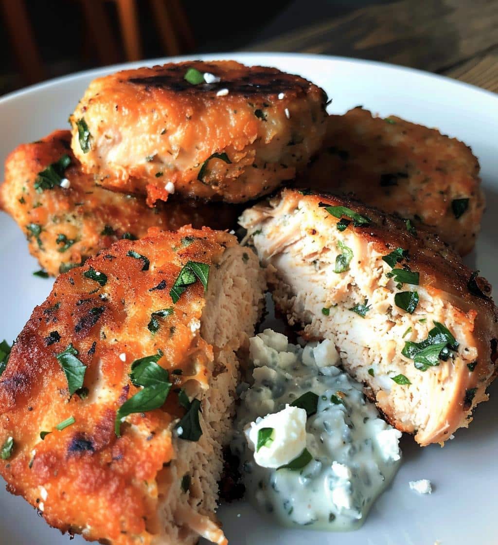 Mediterranean Chicken Patties - detail 1