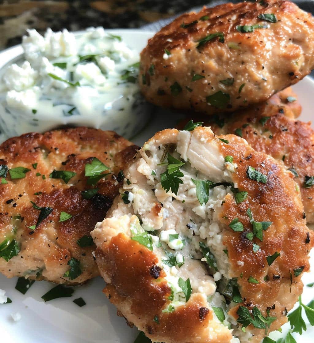 Mediterranean Chicken Patties