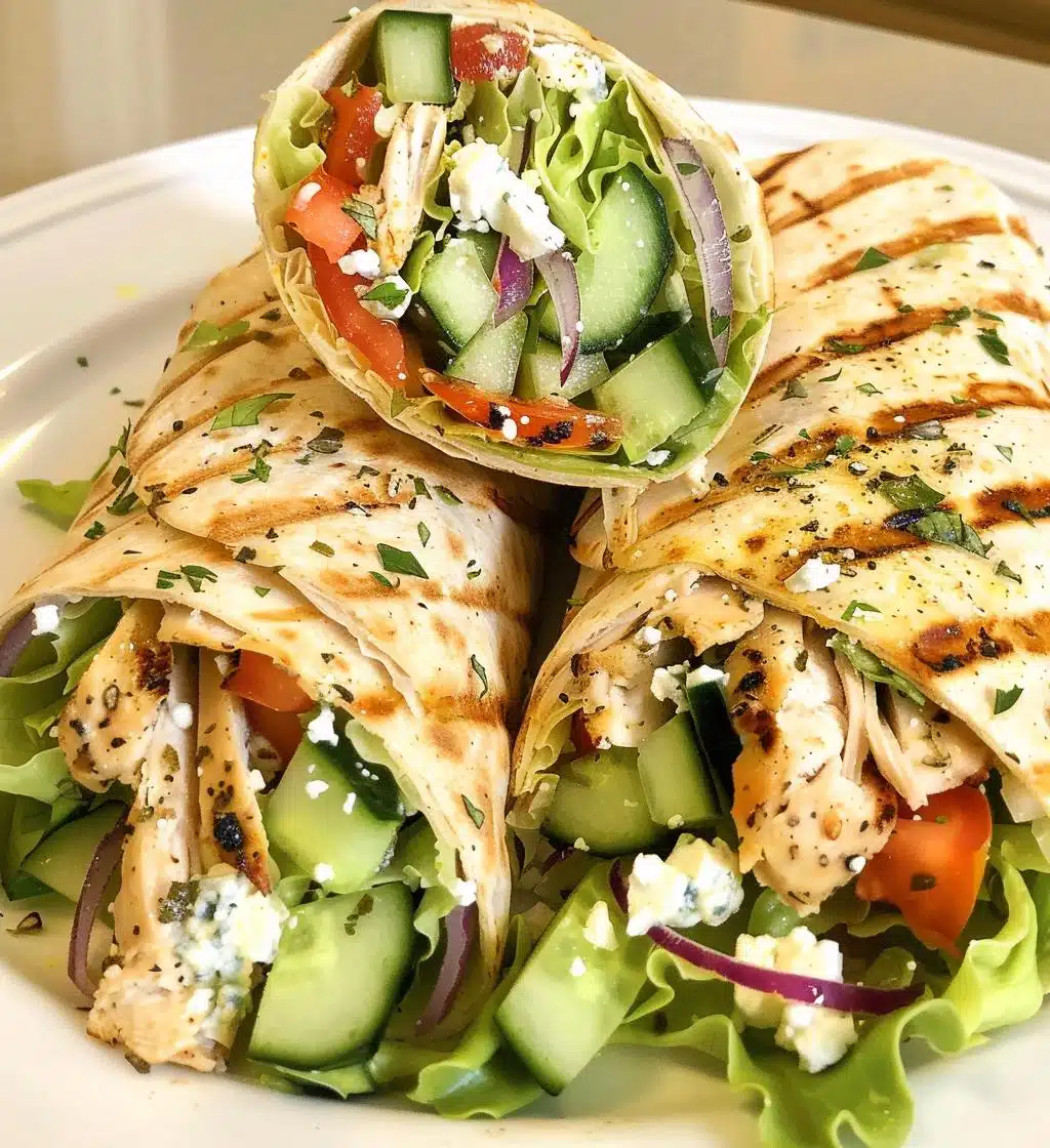 Mediterranean Chicken Wraps - detail 1