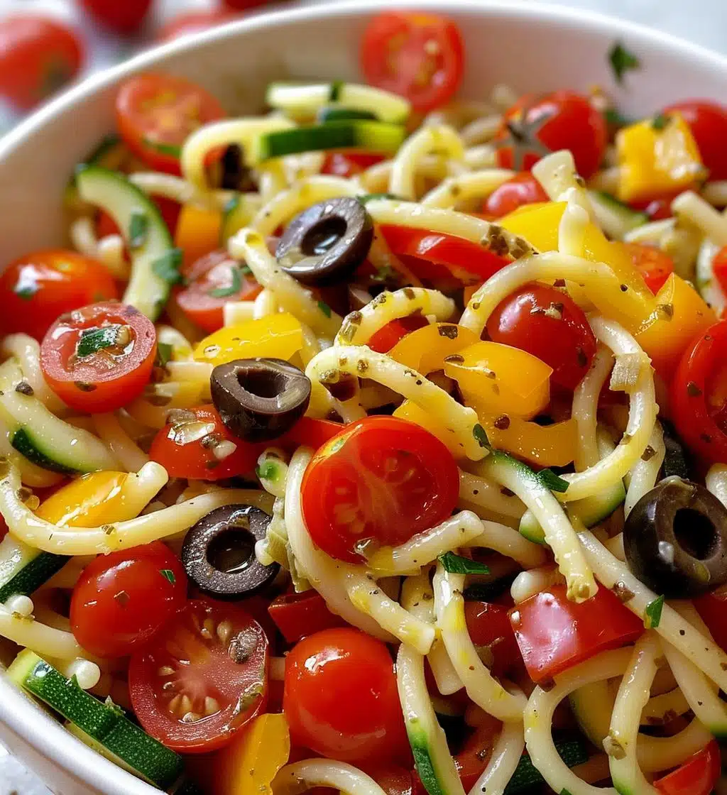 Mediterranean Olive Veggie Pasta - detail 1