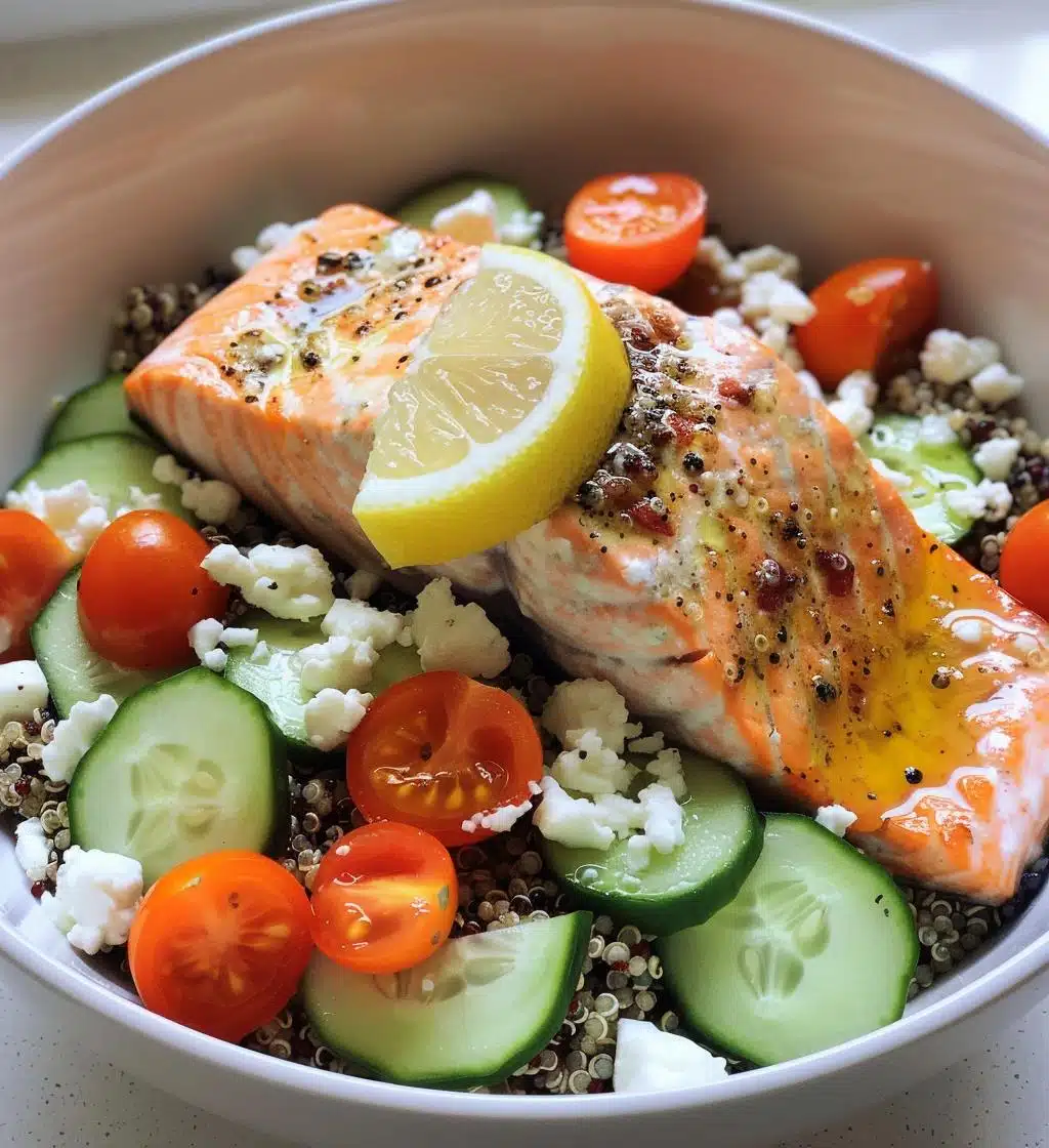 Mediterranean Salmon Bowls - detail 1