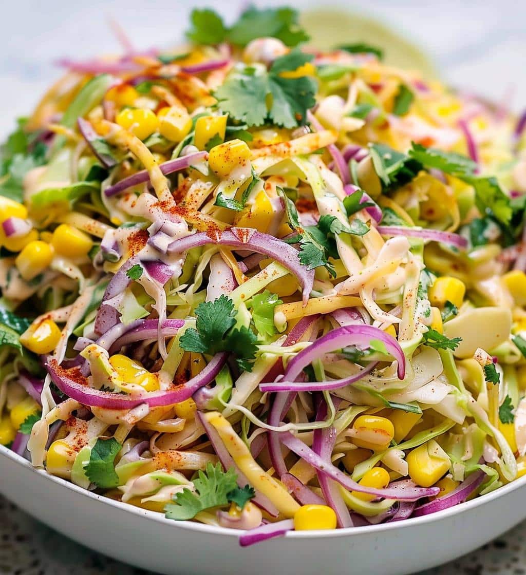 Mexican Street Corn Slaw - detail 1