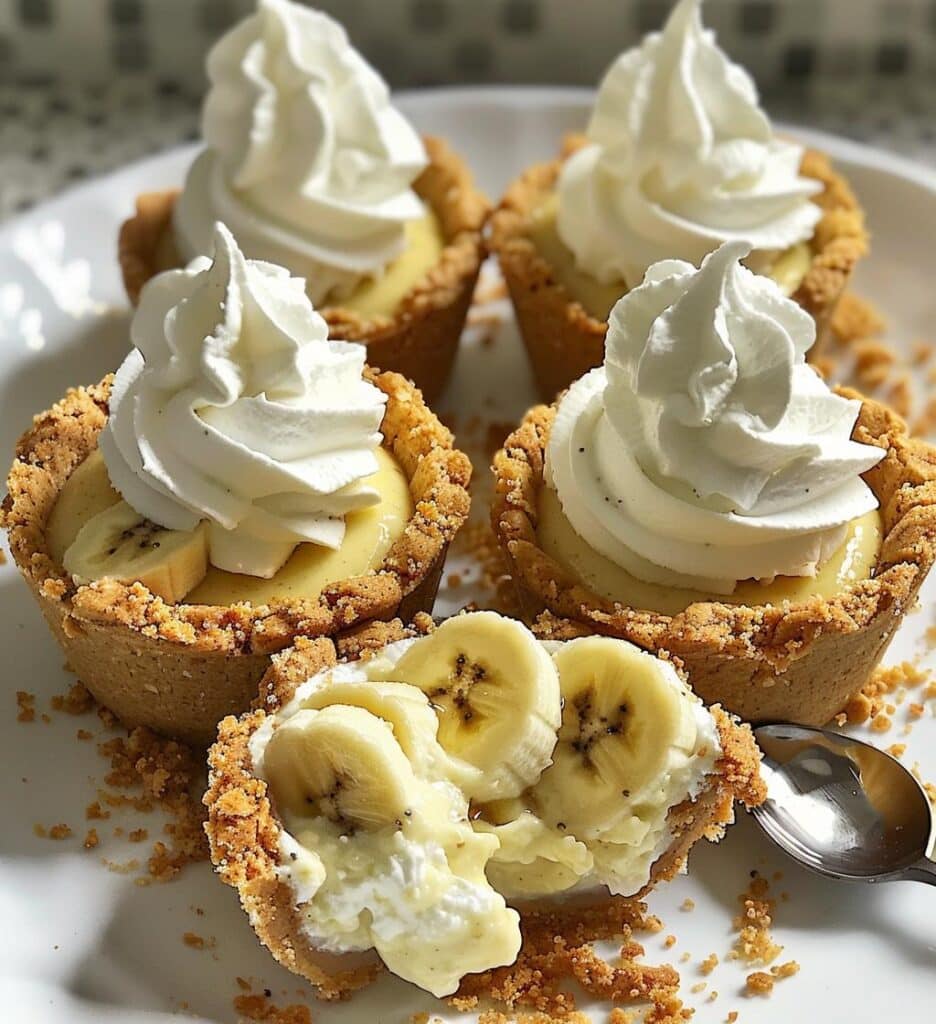 Mini Banana Cream Pies