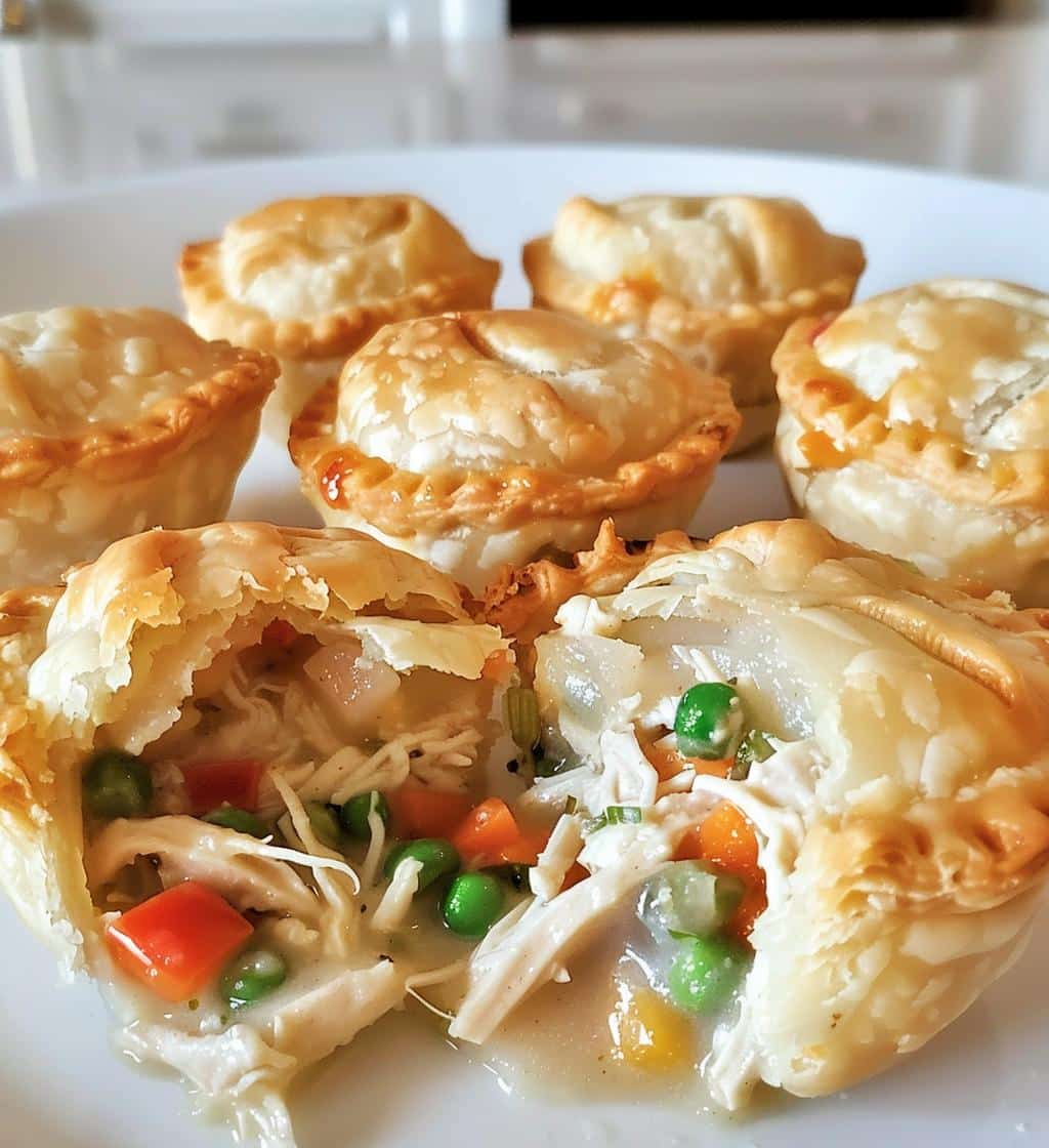 Mini Chicken Pot Pie Bites