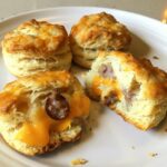 Mini Sausage Cheese Biscuits
