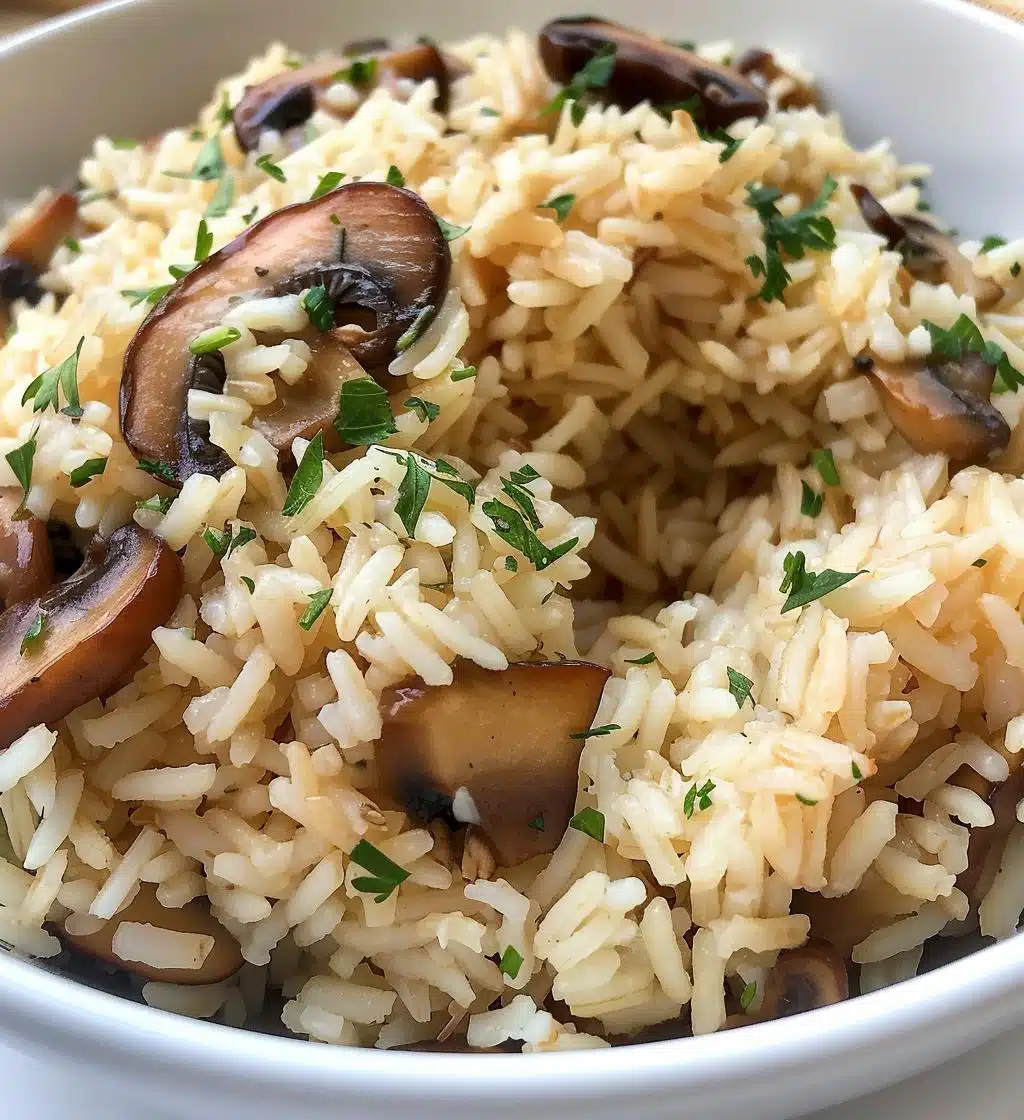 Mushroom Rice - detail 1