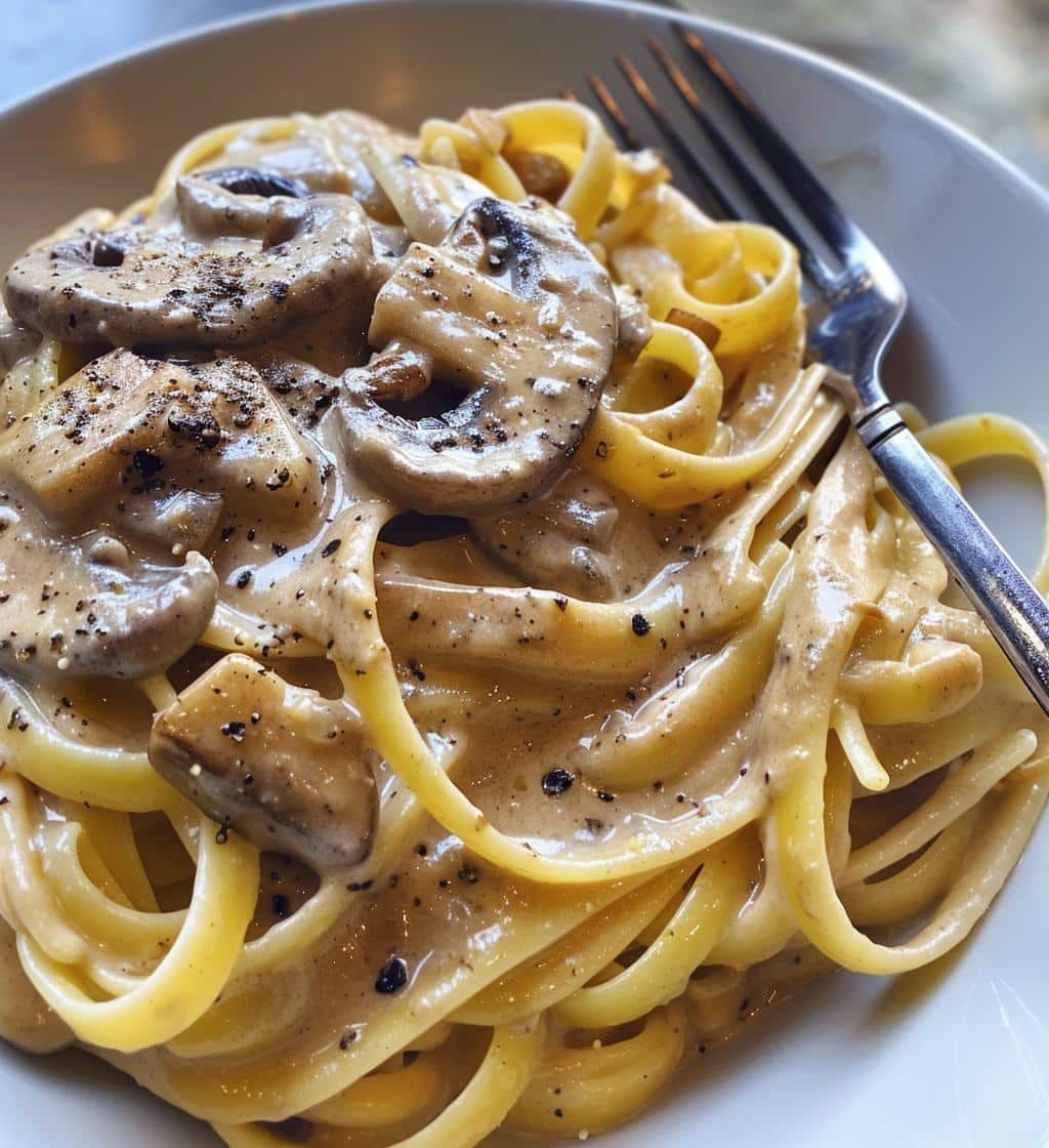 Mushroom Stroganoff