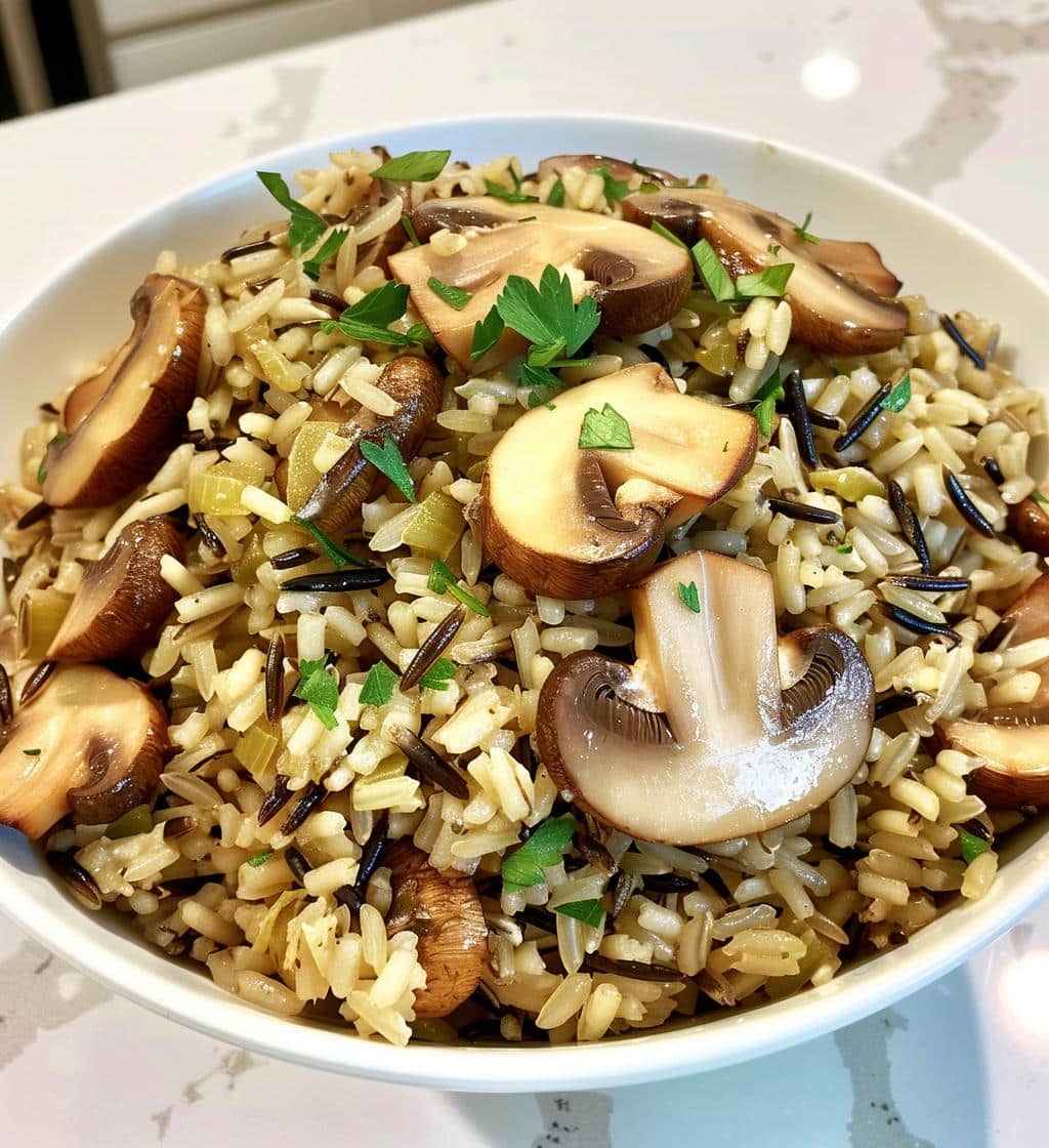 Mushroom Wild Rice Pilaf - detail 1