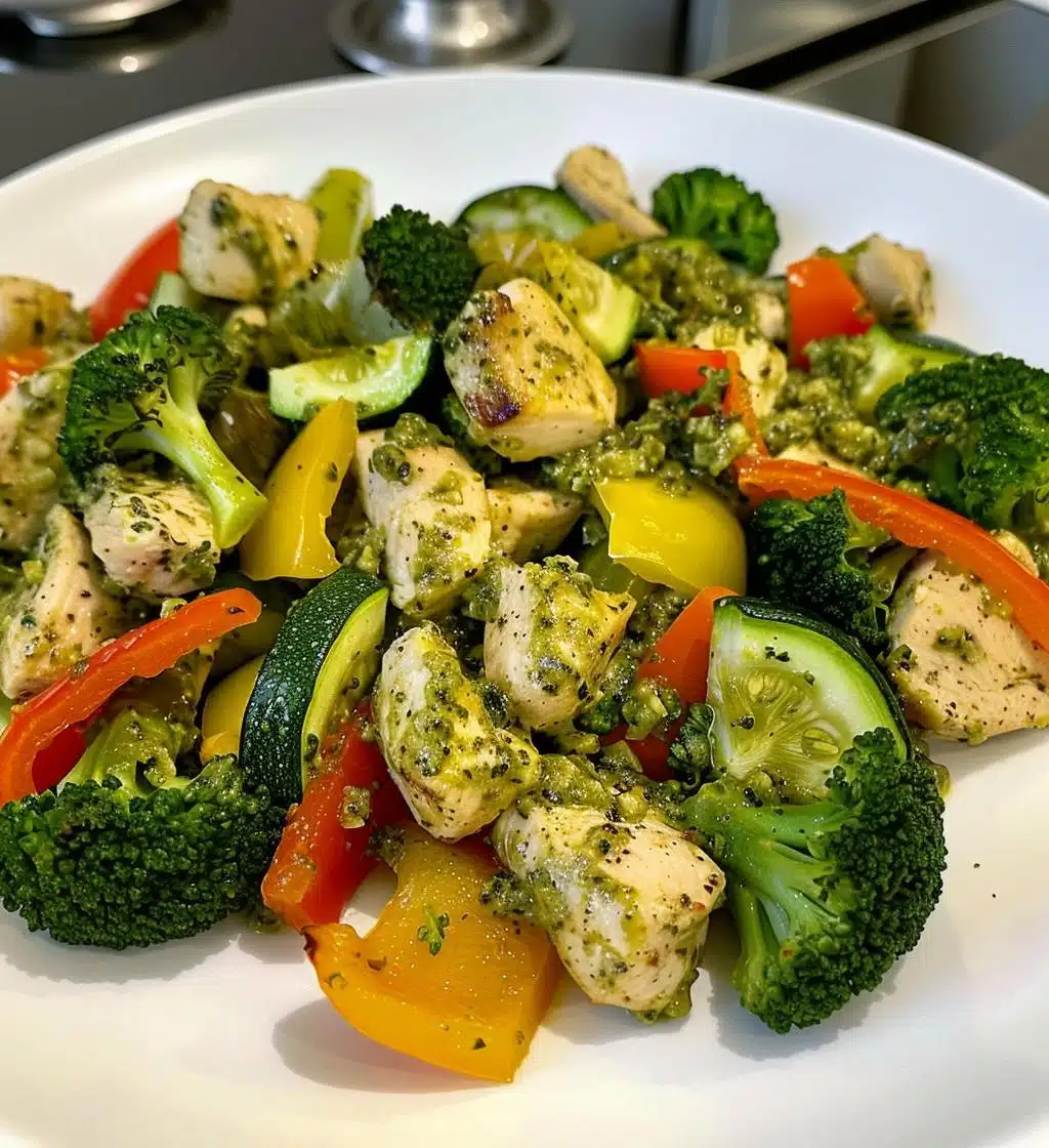 One-Pan Pesto Veggie Chicken - detail 1