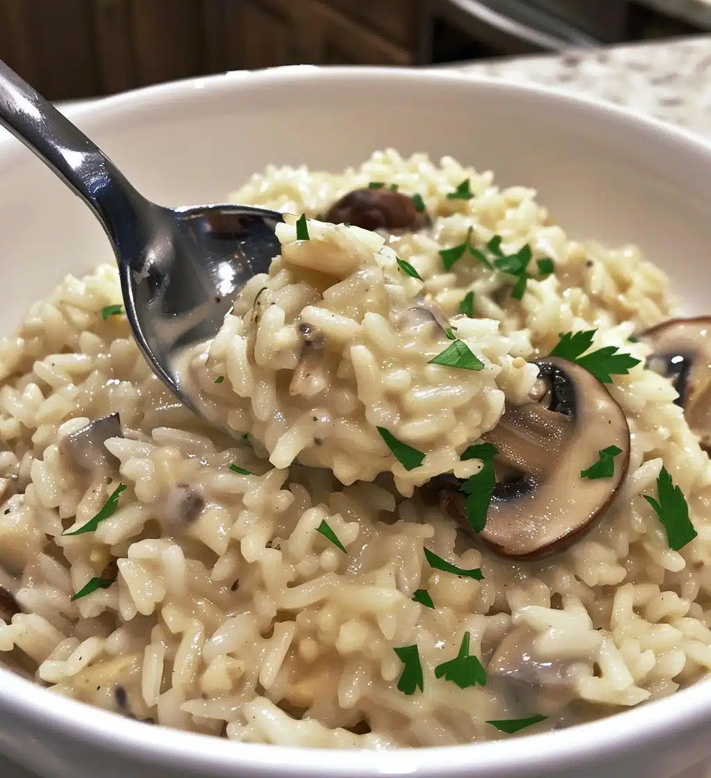 One-Pot Creamy Mushroom Rice - detail 1