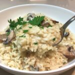 One-Pot Creamy Mushroom Rice