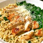 One-Pot Creamy Orzo Chicken