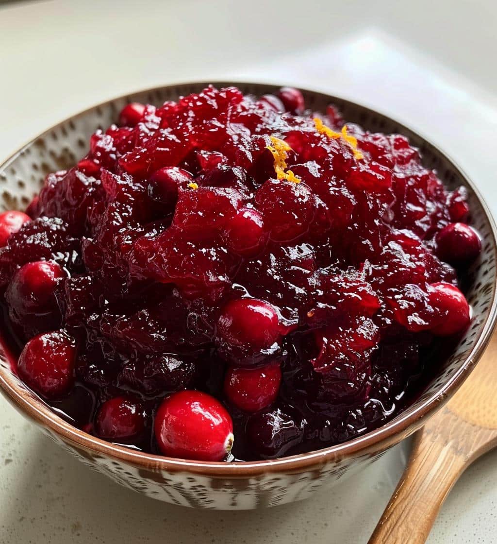 Orange cranberry sauce
