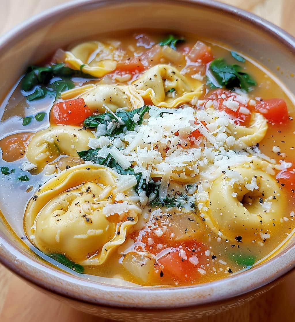 Parmesan Tortellini Soup - detail 1