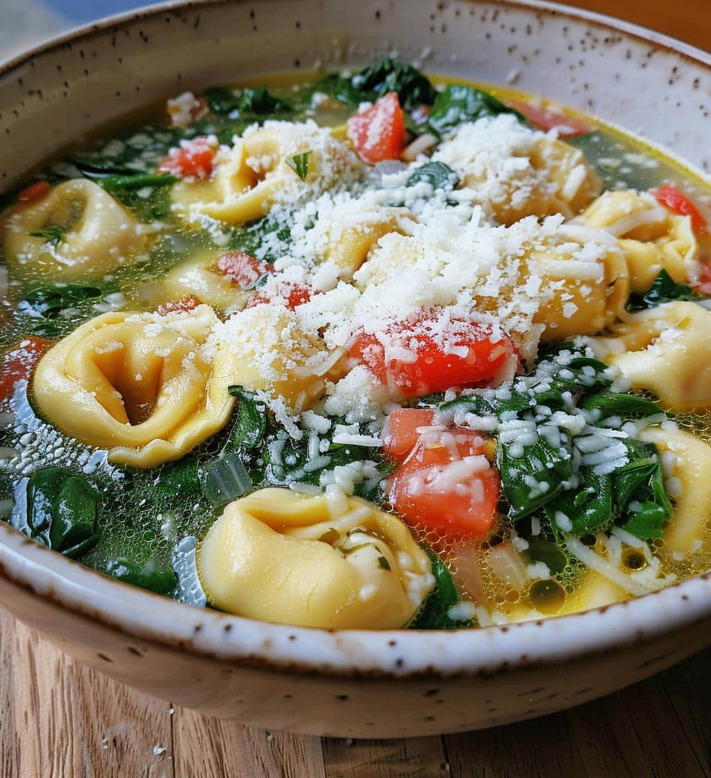 Parmesan Tortellini Soup
