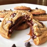 Peanut Butter Chocolate Caramel Cookies