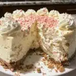 Peppermint cheesecake