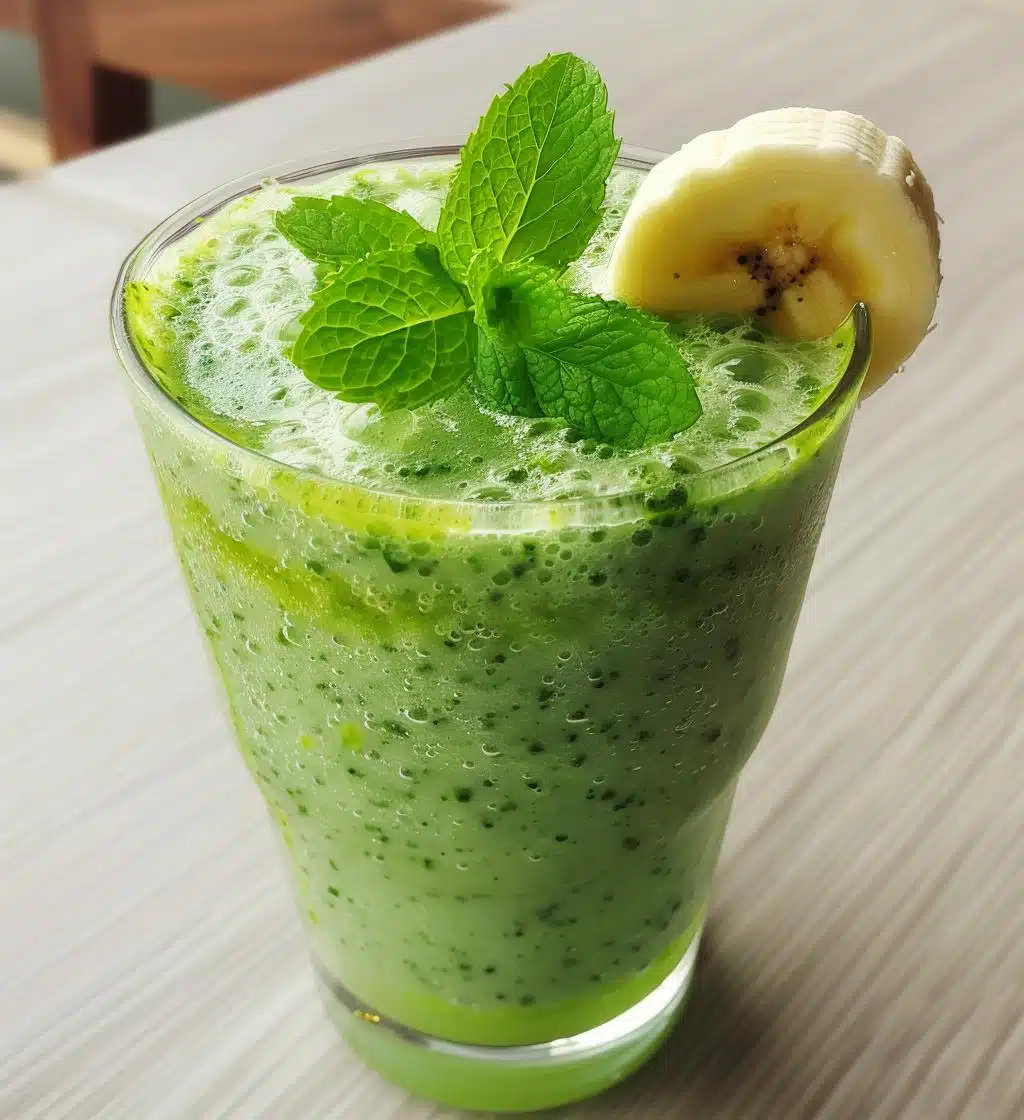 Peppermint smoothie - detail 1