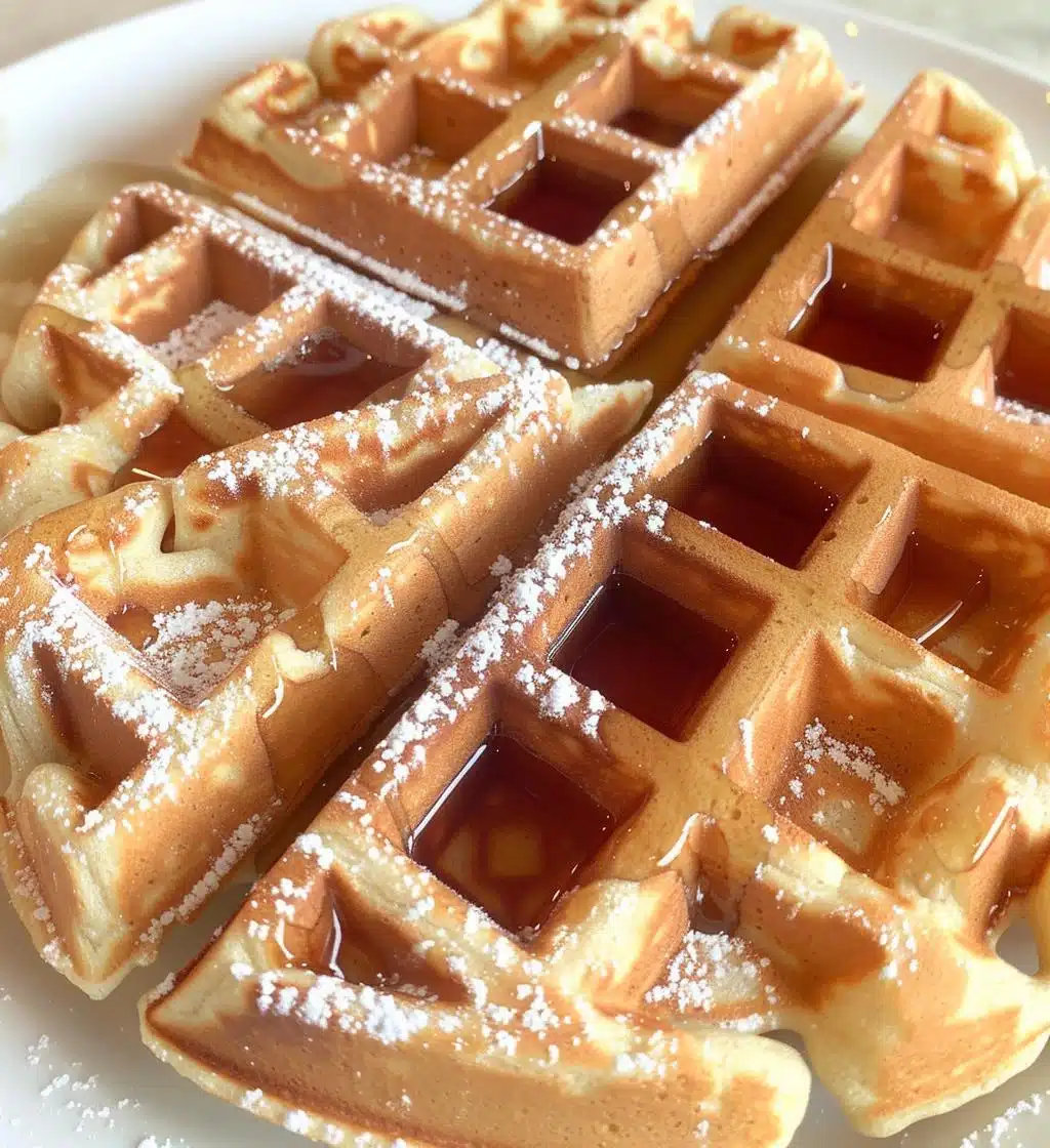 Peppermint waffles - detail 1