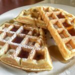 Peppermint waffles