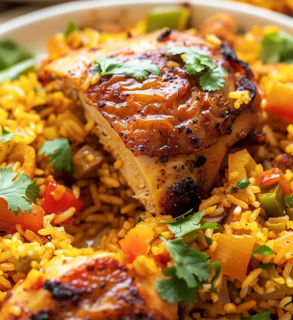 Peruvian Chicken and Rice - detail 1