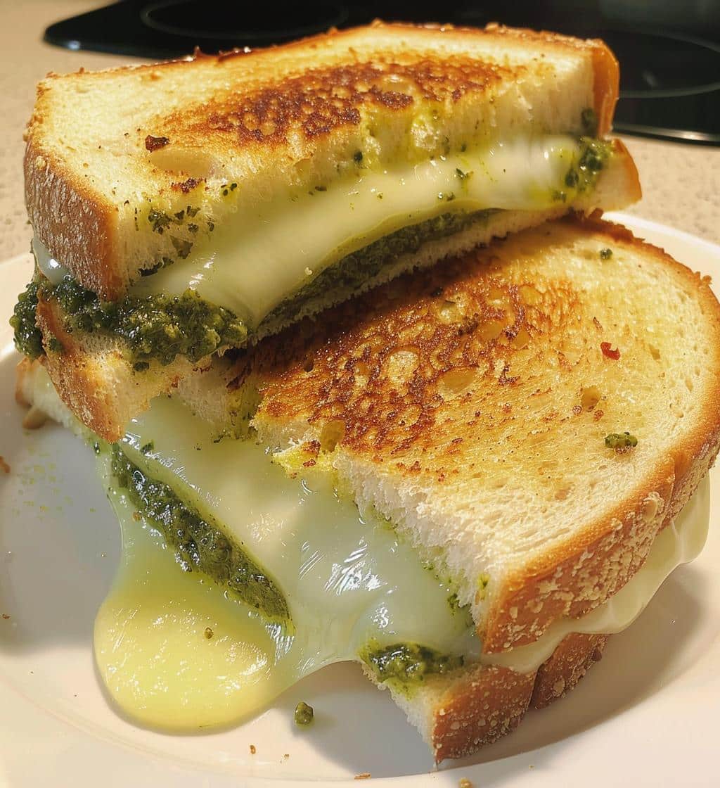 Pesto Grilled Cheese - detail 1