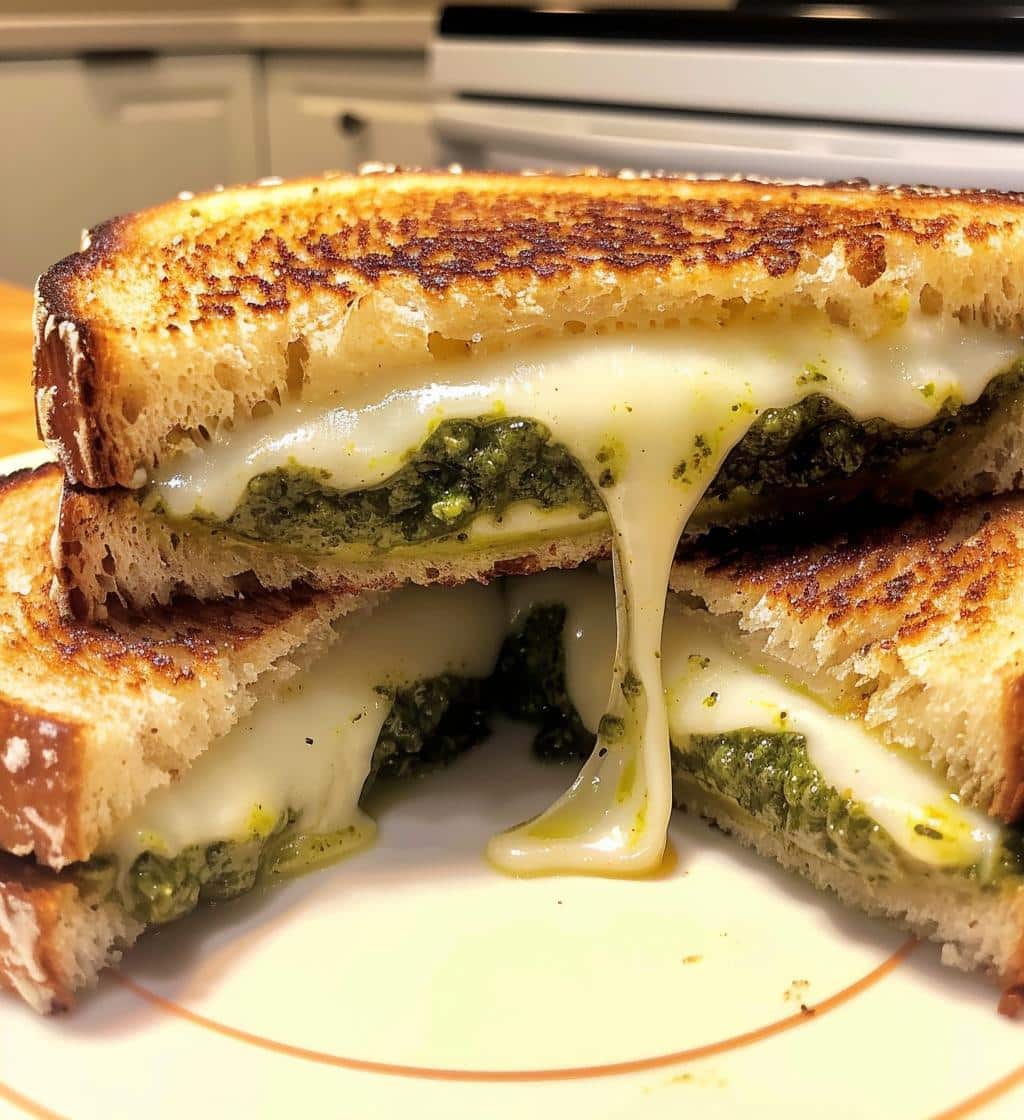 Pesto Grilled Cheese