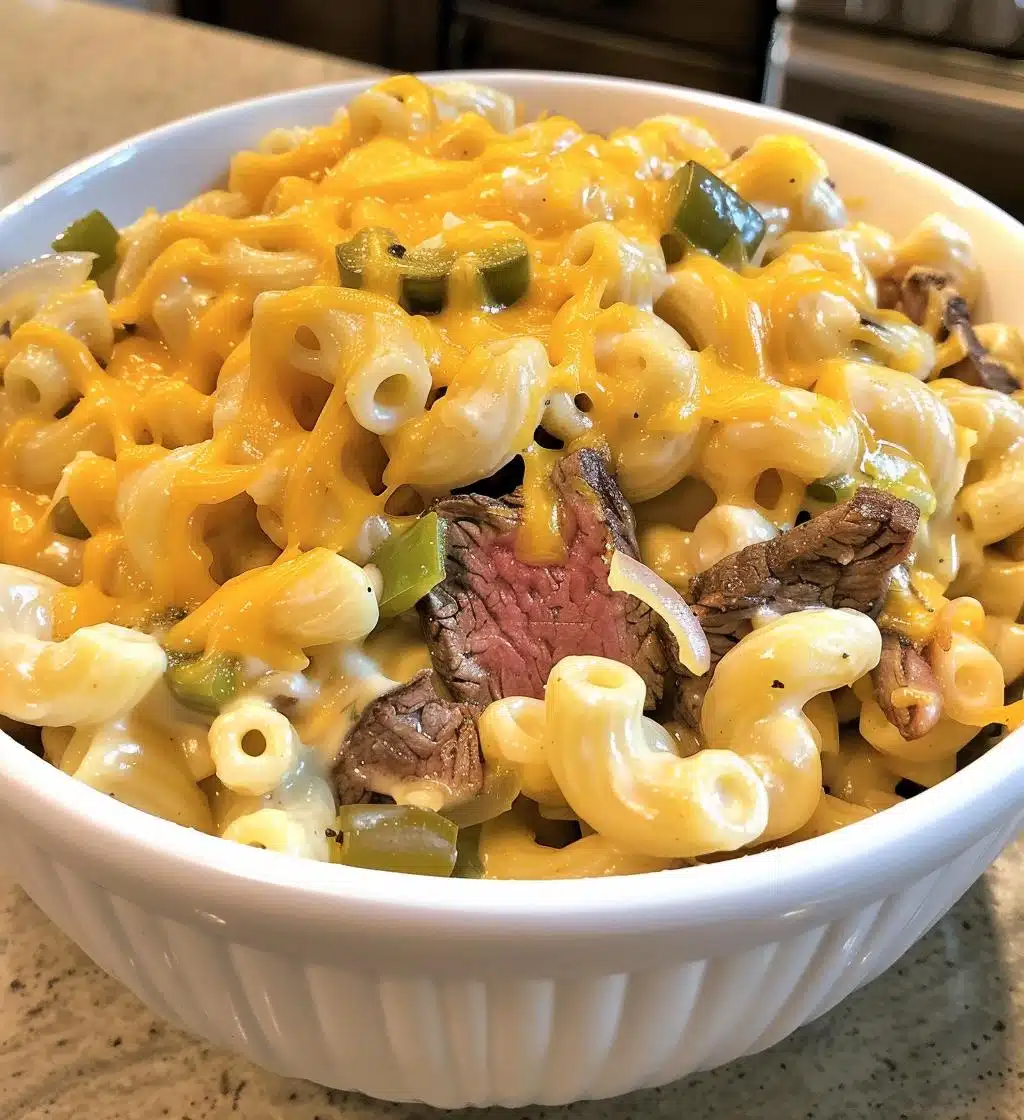 Philly Cheesesteak Mac and Cheese - detail 1