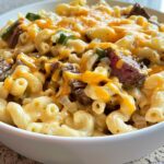 Philly Cheesesteak Mac and Cheese